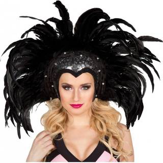 Sort Showgirl fjerprydelse