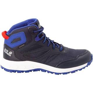 Jack Wolfskin Kids' Woodland Texapore Mid Night Blue/Red, 31