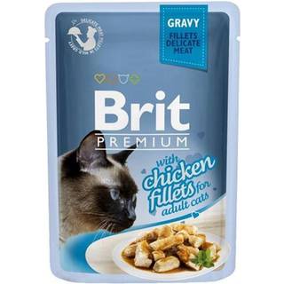 Brit Premium Gravy w/ Chicken Fillets for Adult Cats 85g