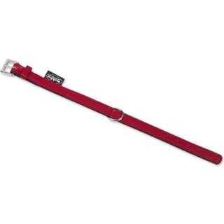 Læderhalsbånd SOUTH - M: 47 cm (38-44 cm) - 22/25 mm - Lilla