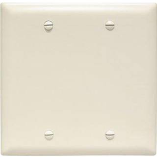 Legrand Pass & Seymour TP23LACC12 Trademaster Mid-st?rrelse Ubrydelig nylonv?g Plade 2 Gang To blanke enheds monteringsd?kslet lys Almond (1 t?ll