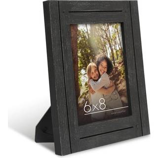 AmericanFlat 6x8 Billedramme med poleret krystalklart glas - Hampton -samling - n?d