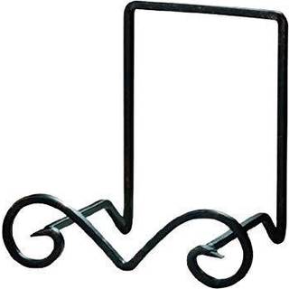 Tripar lille black metal rulle display rack staffeli til sk?le plader kogeb?ger plader og kunstv?rker