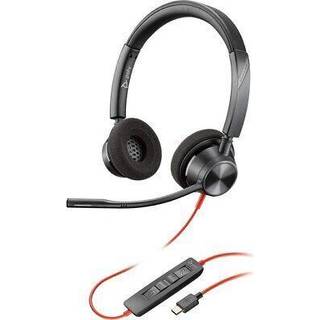 POLY Blackwire 3320 Headset USB-C Microsoft Teams Stereo Sort