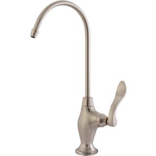 Kingston messing KS3198NFL Nuwave Fransk enkelt h?ndtag Vandfiltrering vandhane b?rstet nikkel