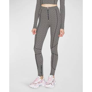 Balmain Monogram knit leggings - multicoloured - XXS