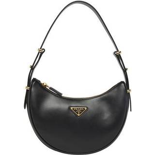 Prada ArquÃ© leather shoulder bag - black - One Size