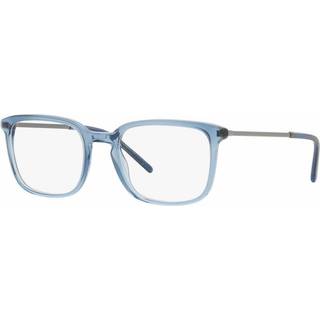 Dolce & Gabbana Mand DG3349 3040 Optiske stel Acetat Blå Transparent Firkantet Normal