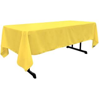 La Linned Polyester Poplin rektangul?r duge 60 med 102-tommer lysegul