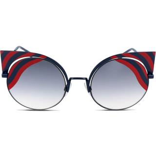 Fendi FF 0215/S HYPNO SHINE 0M1/9L 53 Solbriller Kvinder Blue - Blue Red - 53mm