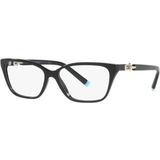 Tiffany Kvinde TF2229 8001 Optiske stel Acetat Sort Transparent Firkantet Normal