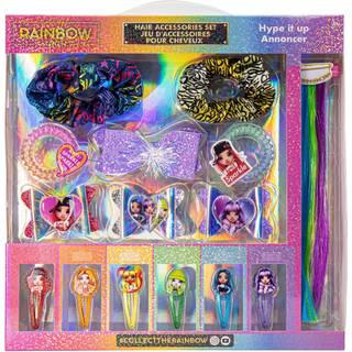 Rainbow High - Townley Girl Hair Accessories Set | Gave til b?rn Teenagere Piger | Aldere 3+ (15 stk) inklusive h?rbue H?rforl?ngelse Scrunchies
