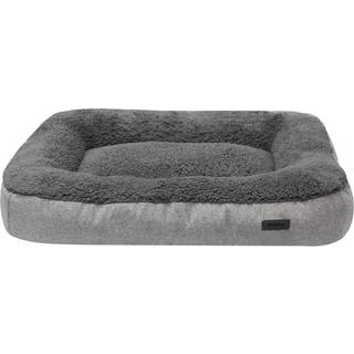 Komfortpude - "JASIN" grå - Grey - L x B x h: 110 x 78 x 13 cm