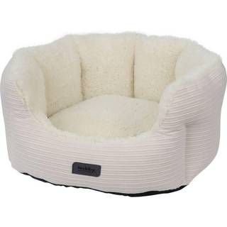 Komfort bed oval KAMBA - 86 x 70 x 24 cm - Beige