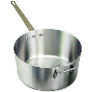 Crestware 8-kvart tungm?ler aluminiumssauce pan s?lv