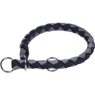 Halsbånd, kvæl Corda - L: 39-45 cm - W: 12 mm - Sort