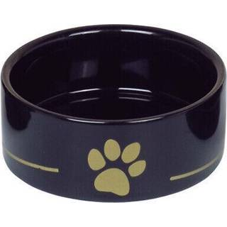 Keramik skål Golden Paw - Ø 18 x 7 cm - Sort