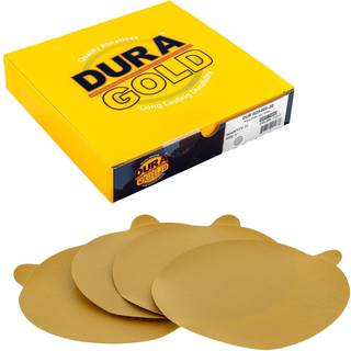 Dura-Gold Premium 6 tommer PSA Sanding Discs 400 Grit 50-Pack Automotive Sandpapirskiver Meget-fine skåret sandpapir Automotive Wood Metal