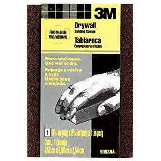 3 m lille gipsvægslibesvamp 3,75 in med 2.625 ind med 1 i fin/medium (9093dcna)