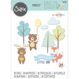 Thinlits Die Set Woodland Baby by Jennifer Ogborn