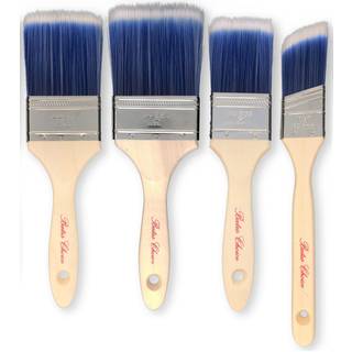 Bates PAINE B?rster - 4 Pack Wood H?ndtag Pensel Pensel Pensler S?t Professionel v?gb?rste S?t Hus Pensl