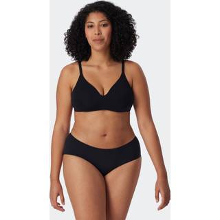 Schiesser Invisible Soft Brief - Black - Large