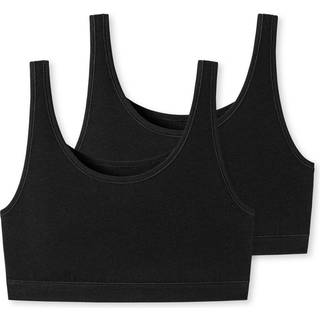Schiesser 2-pak 95-5 Organic Cotton Bustier Top - White - 40 * Kampagne *