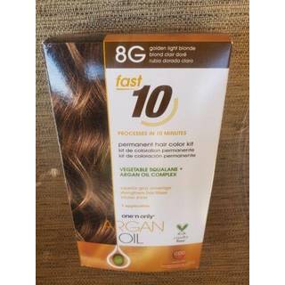 ?n 'n kun Argan Oil Fast 10 Permanent h?rfarve Kit 8g Golden Light Blonde Gr? h?rd?kning p? 10 minutter hj?lper
