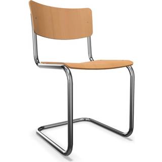 Thonet S 43 Cantilever Spisebordsstol Krom/Bøgetræ