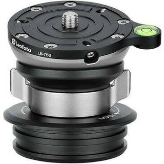 LB-75S 75 mm nivelleringsbase til 70 mm systematisk stativ W Butterfly Lock Collar 55lb Max Load +/- 15 Tilt kompatibel med LN-364C / LM-364C