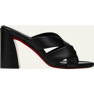 Christian Louboutin Dispo Club leather mules - black - EU 37.5