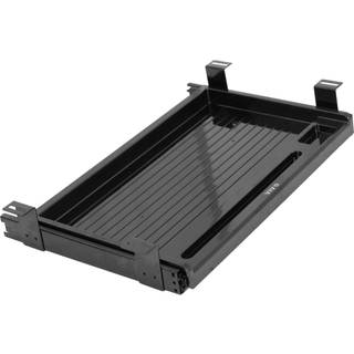Vivo 17 tommer under skrivebord monteret slank glidende udtr?k blyantskuffe kontor tilbeh?r opbevaringsarrang?rbakke til sidestand desk arbejdsst