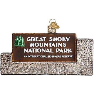 Old World Christmas Ornaments: State Parks Glass blæst ornamenter til juletræ stor smokey