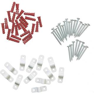 Closetmaid 7561 hyldeklip til betoninstallation 12-pack hvid