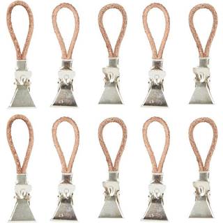 Meraki, Towel Clips med læder, 10 stk.