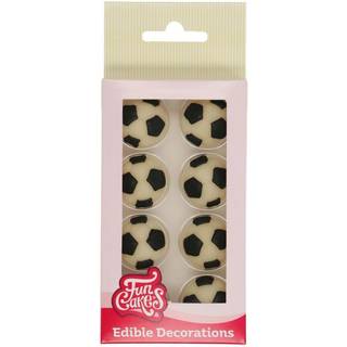 Sukker Dekorationer Fodbolde - 8 stk., FunCakes