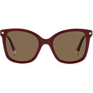 Polaroid PLD 4151/S/X Polarized LHF/SP 53 Solbriller Kvinder Burgunder - Burgundy - 53mm