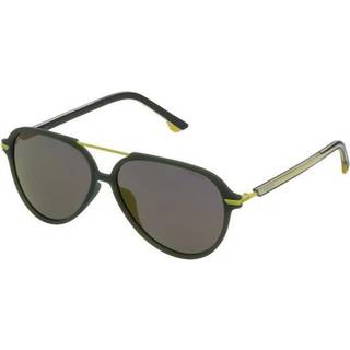 Police SPL582 DROP 2 Polarized 736G 58 Solbriller Mænd Grøn - Green - 58mm