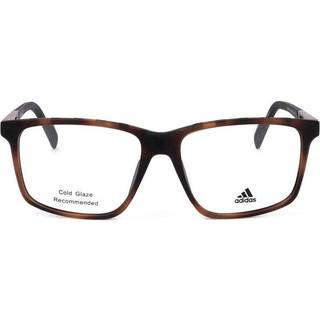 Adidas SP5011-F Asian Fit 052 57 Briller Mænd Tortoiseshell - Dark Brown Tortoise - 57mm