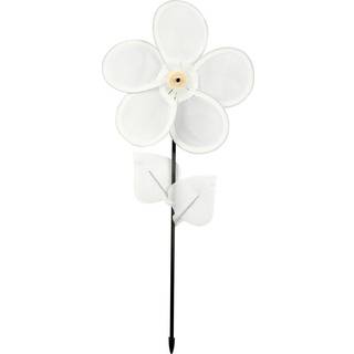 Farverig Blomstervindmølle 20 cm - 10 stk. pakke