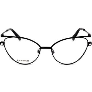 Dsquared2 Kvinde DQ5333 002 Optiske stel Outlet Metal Sort Cat Eye