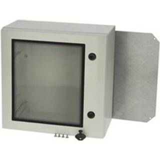 Fibox Vægskab arca med rude 300x300x210mm