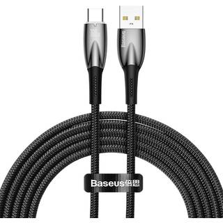 Baseus USB cable for USB-C Glimmer Series 100W 2m (Black)
