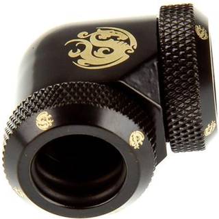 Bitspower Matt Black Enhance 90-Degree Dual Multi-Link Adapter For OD 12MM