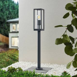 Lindby Giavanna vejlampe, 80 cm, antracit, IP44, E27