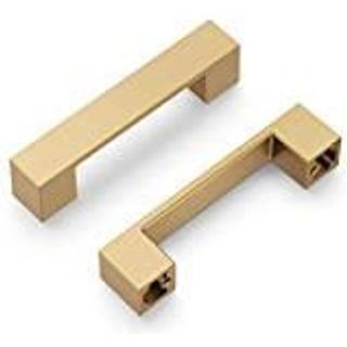 Hickory Hardware 10 Pack Kitchen Cabinet H?ndtag Lav profil skuffe Tr?k til d?re og kommode skuffer Hardware til badev?relse 3 tommer hul Center