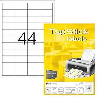 TopStick 8731 -klistermærker, 44-dele, 48,3 x 25,4 mm