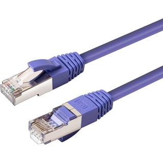 MICROCONNECT S/FTP CAT6 0.25m Purple LSZH