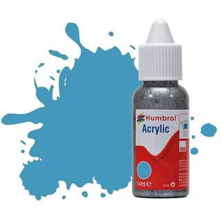 HUMBROL ACRYLIC DROPPER BOTTLE 14ML No 89 Middle Blue Matt