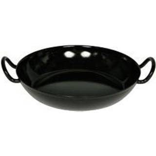 Riess Classic Schwarzemaille Schlemmerpfanne 26 cm - Emaille - Schwarz